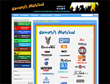Tablet Screenshot of genesismusical.com.ar